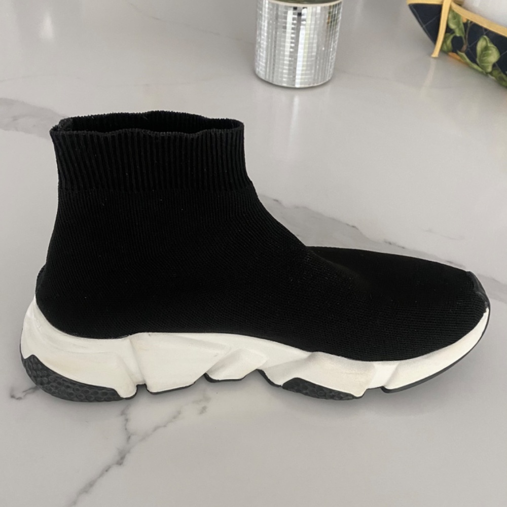 BALENCIAGA SPEED KNIT HIGH TOP SNEAKERS SIZE EU 38/US8 - Picture 5 of 6